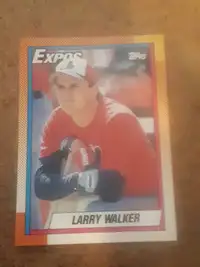 1990 O-Pee-Chee Baseball Larry Walker Rookie Card # 757