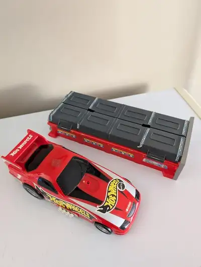 *Please read Each is missing parts, hence the discount price. You get both, the Hot Wheels Storage D...