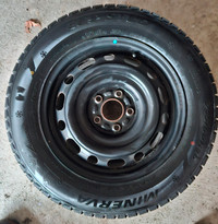 215/60/16, 5 x 114.3 Honda accord winter tires and rims