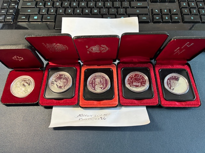 Canada Silver dollars from the 70's, View more