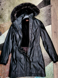 Sz xxs (2) DANIER, leather Thinsulate winter coat