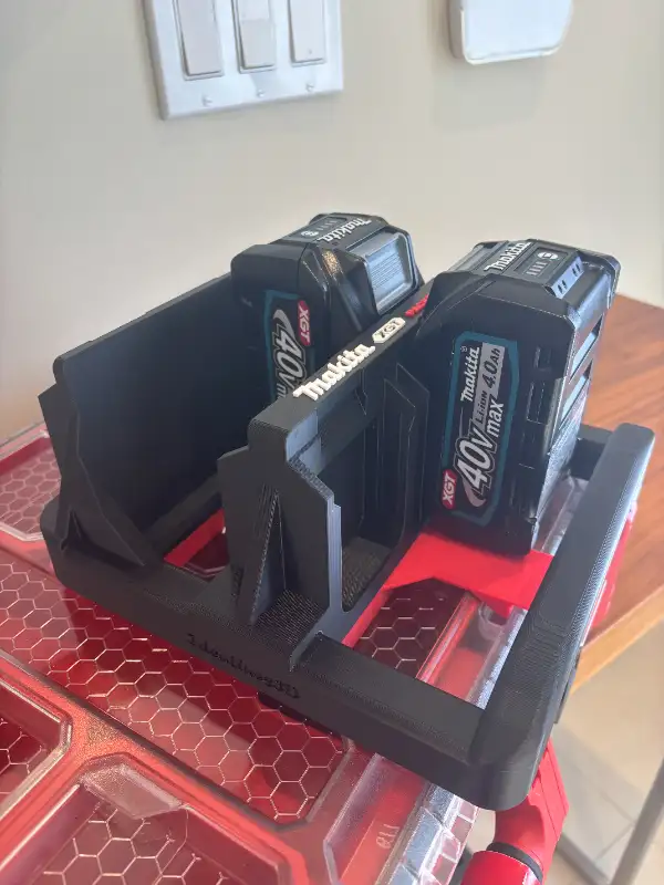Packout Holder Caddy Carrier for 6x Makita XGT 40V Batteries in Power Tools in Markham / York Region - Image 5