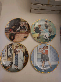 Norman Rockwell Collector Plates Knowles 1990