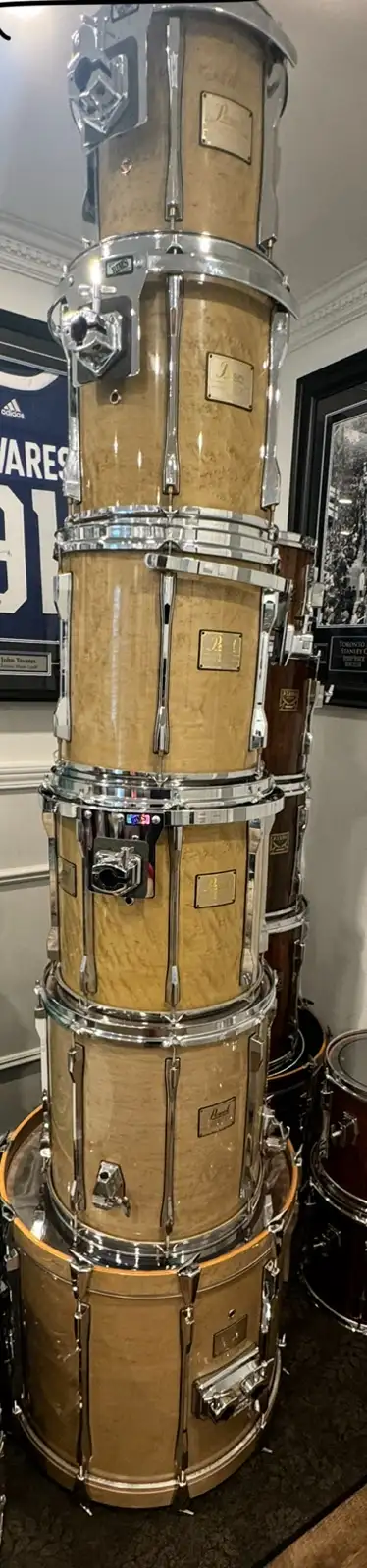 Pearl Custom Z Drum Kit in Drums & Percussion in Mississauga / Peel Region - Image 6