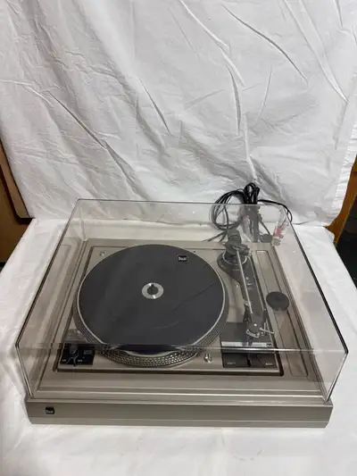 Dual 1258 Turntable Vinyl Record Player Germany, View more