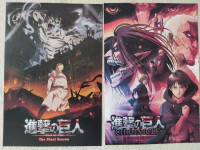 Attack on titan laminated posters