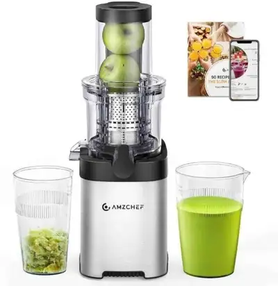 AMZCHEF Cold Press Juicer, Juicer Machine, View more