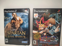PlayStation 2 Spartan and Yu-Gi-Oh!  Games