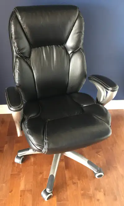 SERTA EXECUTIVE LEATHER OFFICE CHAIR, View more