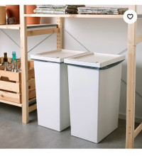 Ikea bins with lids