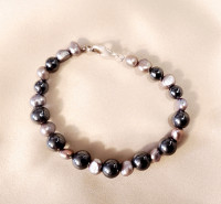 6 New Hematite Bracelets