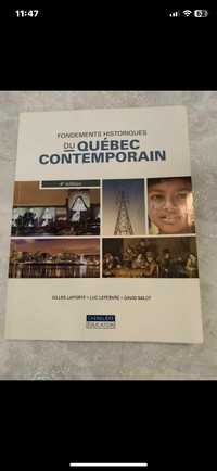 Fondements historiques du Québec contemporain