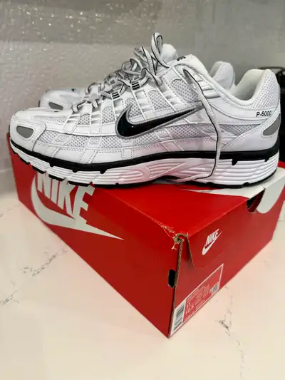 New Nike P-6000 size 11 / White-Black-Metalic Silver, View more