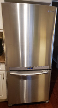 Samsung 27" deep stainless steel fridge