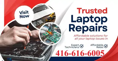 Toronto Laptop- LCD screens, motherboards, DC power jacks, View more