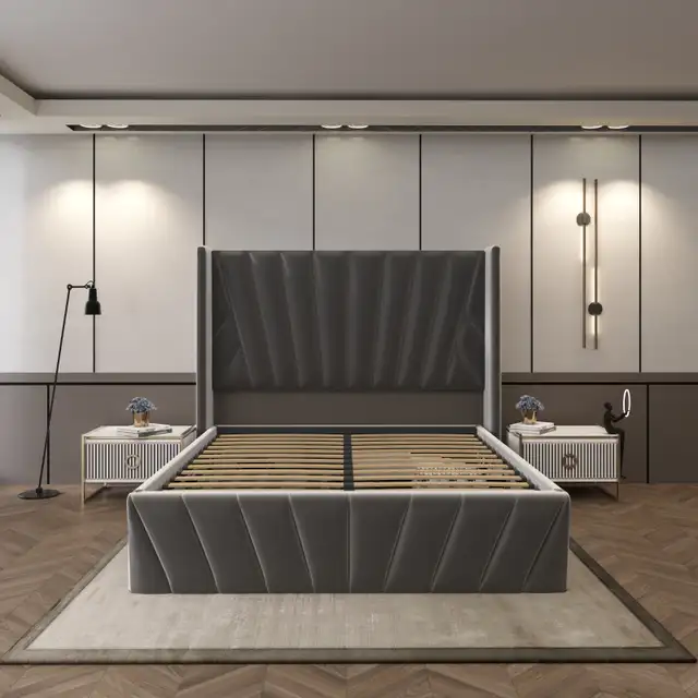 Hydraulic Lift-Up Storage Bed – Brand New in Box – Queen Size in Beds & Mattresses in Peterborough - Image 3