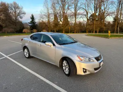 Exceptionally clean 2012 Lexus IS250 AWD with only 53,000 km. This Japanese-built Lexus has been gar...