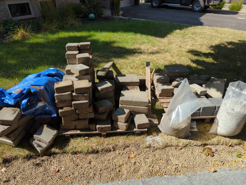 Patio stones Free Stuff Mississauga / Peel Region Kijiji