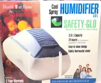 Sunbeam Cool Mist Humidifier 3.8L Safety Glo EUC