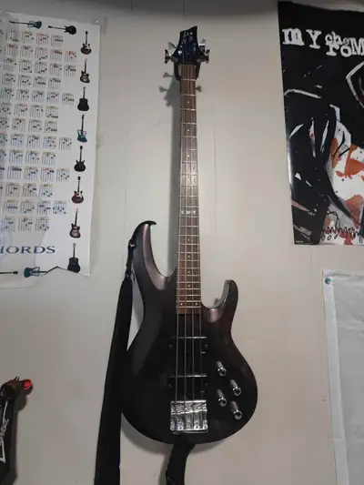 LTD Purple Bass Guitar , View more