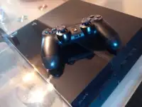 PS4 and controller 