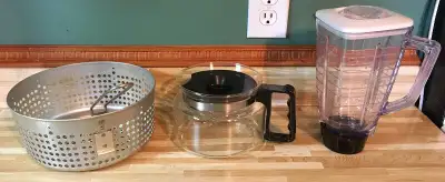 - contenant pour cafetier 10 tasses. - récipient pour mélangeur avec grande ouverture carrée (sans l...