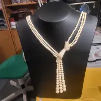 Antique Auth Ivory bead necklaces