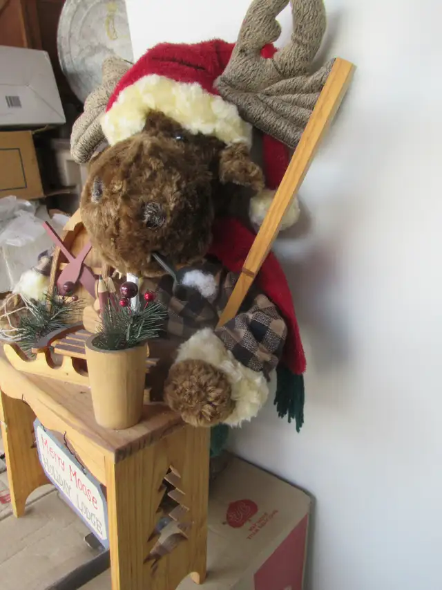 Large Christmas Plush Moose  1 in Holiday, Event & Seasonal in Calgary - Image 3