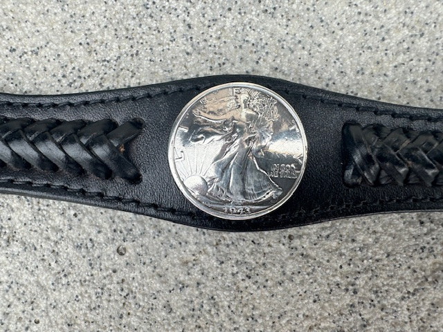 Belt , Size 38 with medallions. in Men's in Lethbridge - Image 2