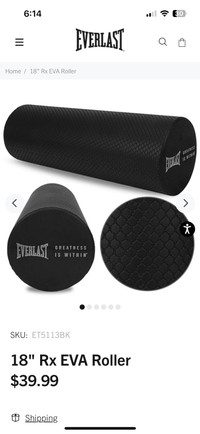 Everlast 18” foam roller