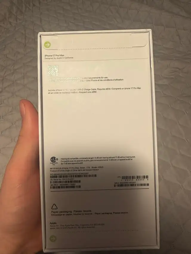 Apple iPhone 17 pro max