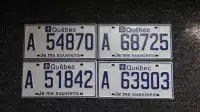 Plaque immatriculation du Québec autobus