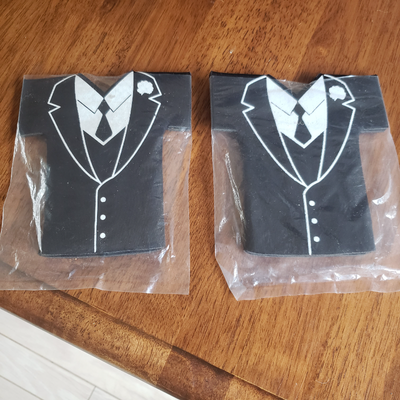 Wedding Tuxedo Beer Cozy's (2) *New*, View more