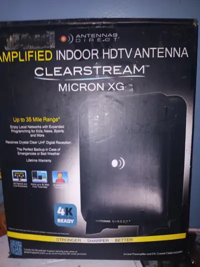 AMPLIFIED INDOOR  HDMI ANTENNA, View more