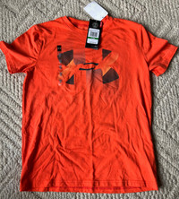  Under Armour, youth, T-shirt, orange extra large, new with tags