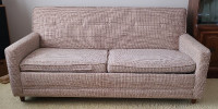 Older Hide-a-Bed (Simmons), slipcover and pillows