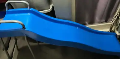 $49 pick up only 6ft Blue Slide for a pool or can use for the kids Outside even inside :) Pick up