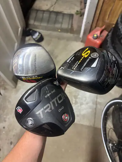 Golf Club Bundle, Wilson Triton, Adams 9064LS & Burner 5W, View more
