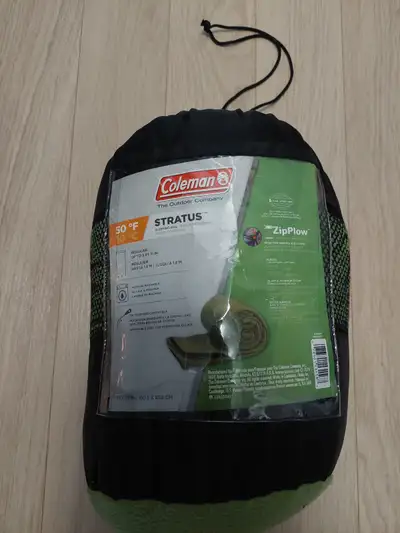Coleman Sleeping Bag 50 F or 10 C Up to 5'11 height Already Washed Located Scarborough (Kennedy & Sh...