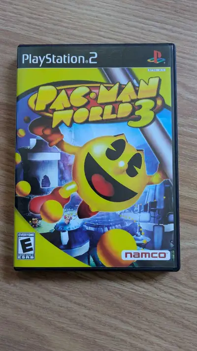 Pacman World 3 PS2 game cib, View more