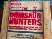 THE DINOSAUR HUNTERS - 12”x101/2” Hardcover book and cover