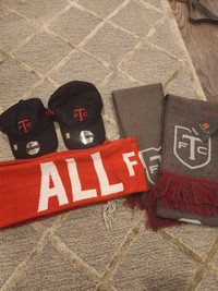 TFC hats and scarves