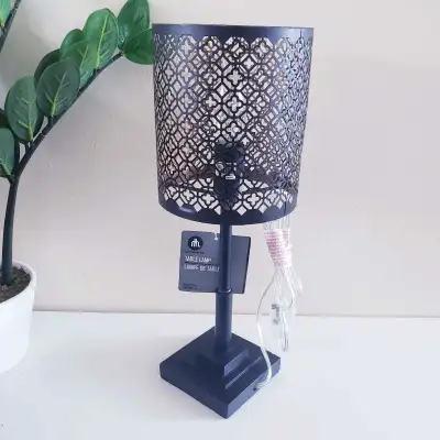 Home Trends NWT Metal Lampshade Table Lamp, View more