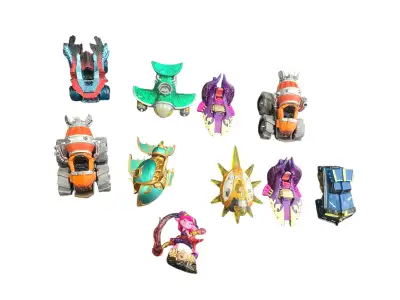 These are skylanders cars and one figure. Asking $100 for the lot. Will consider offers for separate...