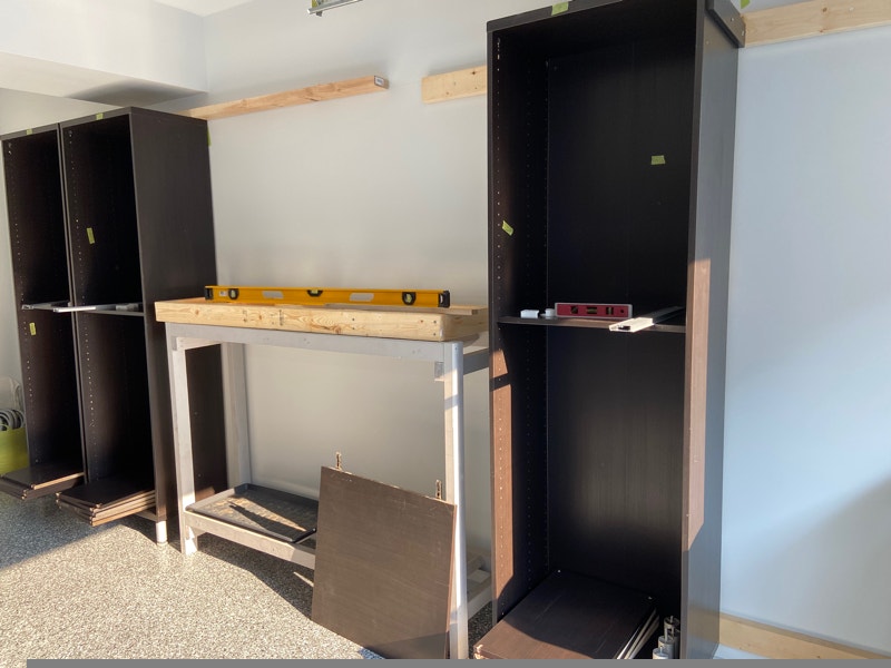 Free Ikea Besta 3 tall units used in my garage FREE Free Stuff