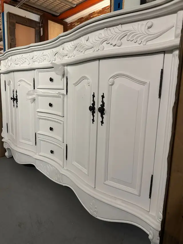 60'' Double Bath Vanity with Engineered Marble Top – BRAND NEW in Cabinets & Countertops in Oakville / Halton Region - Image 3