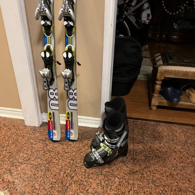 170 Salomon ski with boots  in Ski in Markham / York Region - Image 3