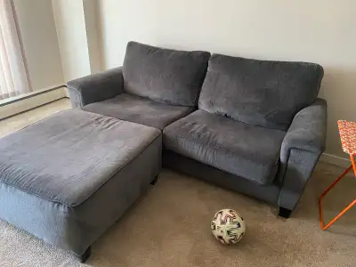 Sofa with Large ottoman, View more