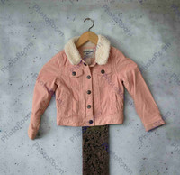 NWOT OshKosh B'gosh Pink Corduroy Snap Button Up Jacket