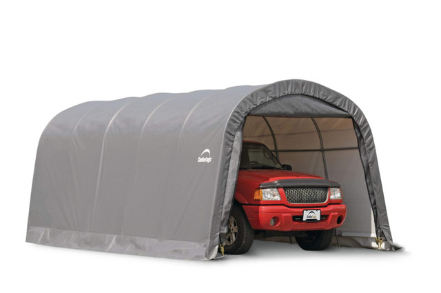 ShelterLogic Garage-in-a-Box® Round Auto Shelter, Truck/SUV Mode in Outdoor Tools & Storage in Calgary - Image 2